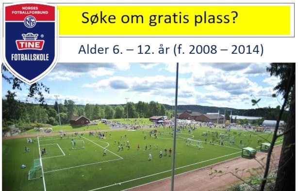 Søke om gratis plass på Driv IL Tine fotballskole 2020?